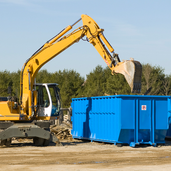 can i choose the location where the residential dumpster will be placed in East Hodge Louisiana